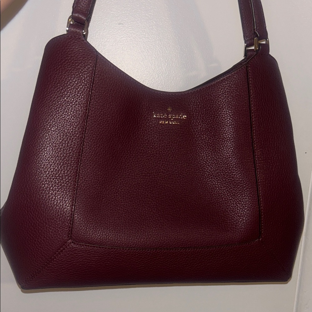 Kate Spade Deep Burgundy Shoulder Bag